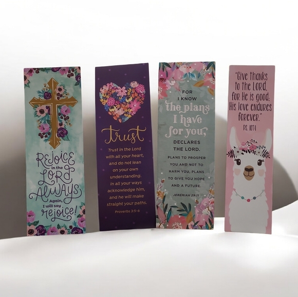 Other - Inspirational Christian Bookmarks Set Of 4